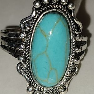 925 Sterling Silver Turquoise Ring